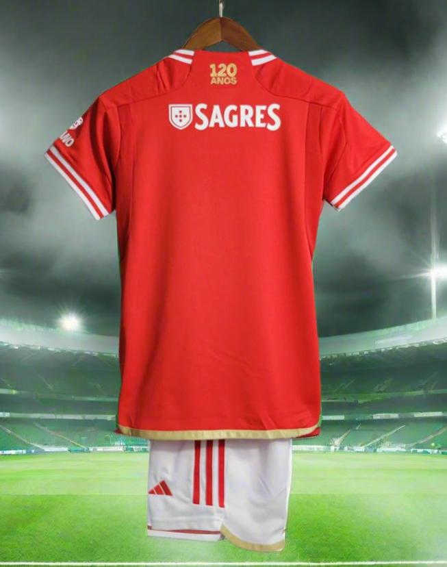 Benfica Kids 23-24 Home Kit rear