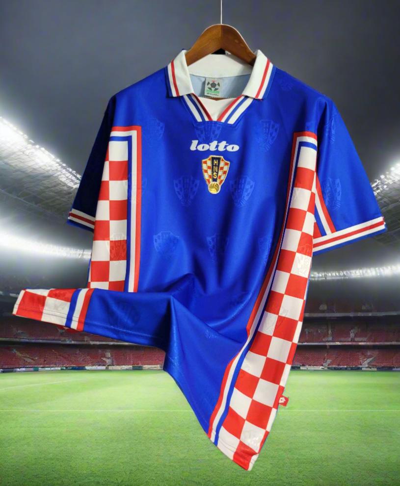 Croatia 98-00 Away Retro Shirt wind