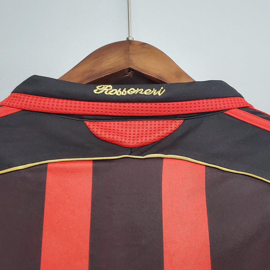 AC Milan 06-07 Home Retro Shirt collar