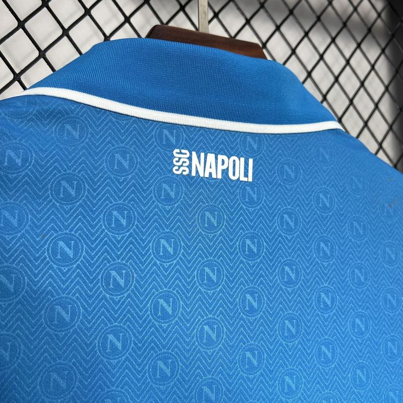 SSC Napoli 24-25 Home Shirt collar