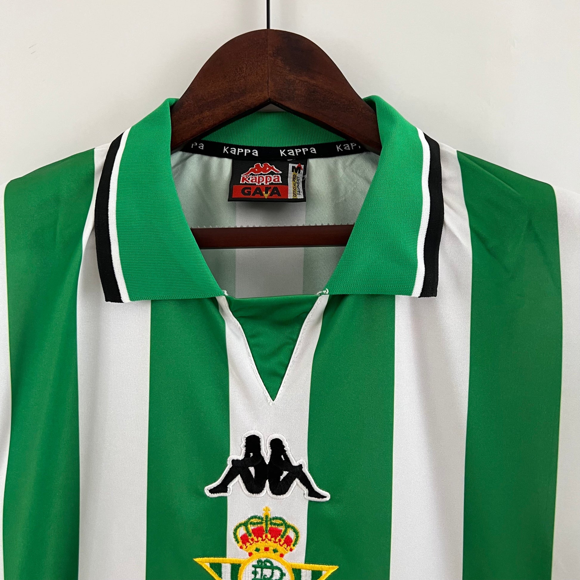 Real Betis 99-00 Home Retro Shirt collar