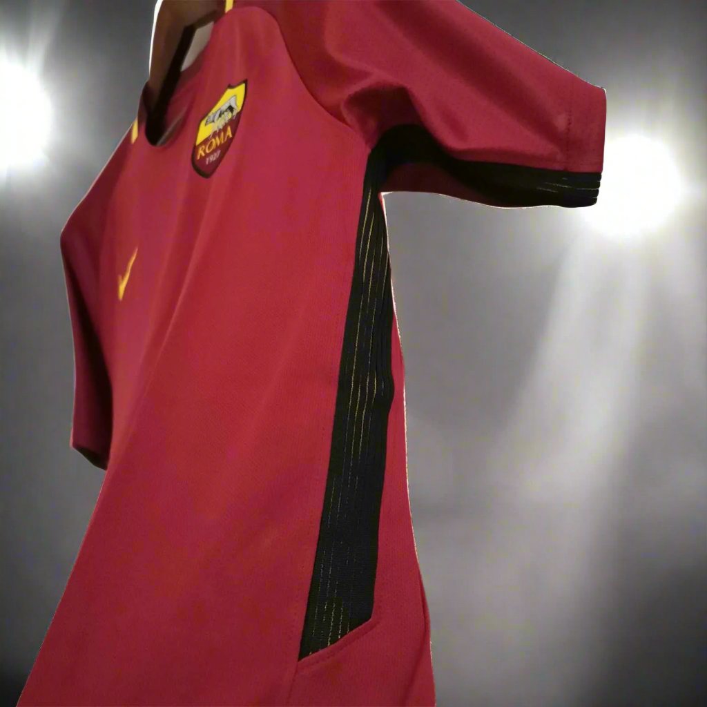 Roma 17-18 Home Retro Shirt trim