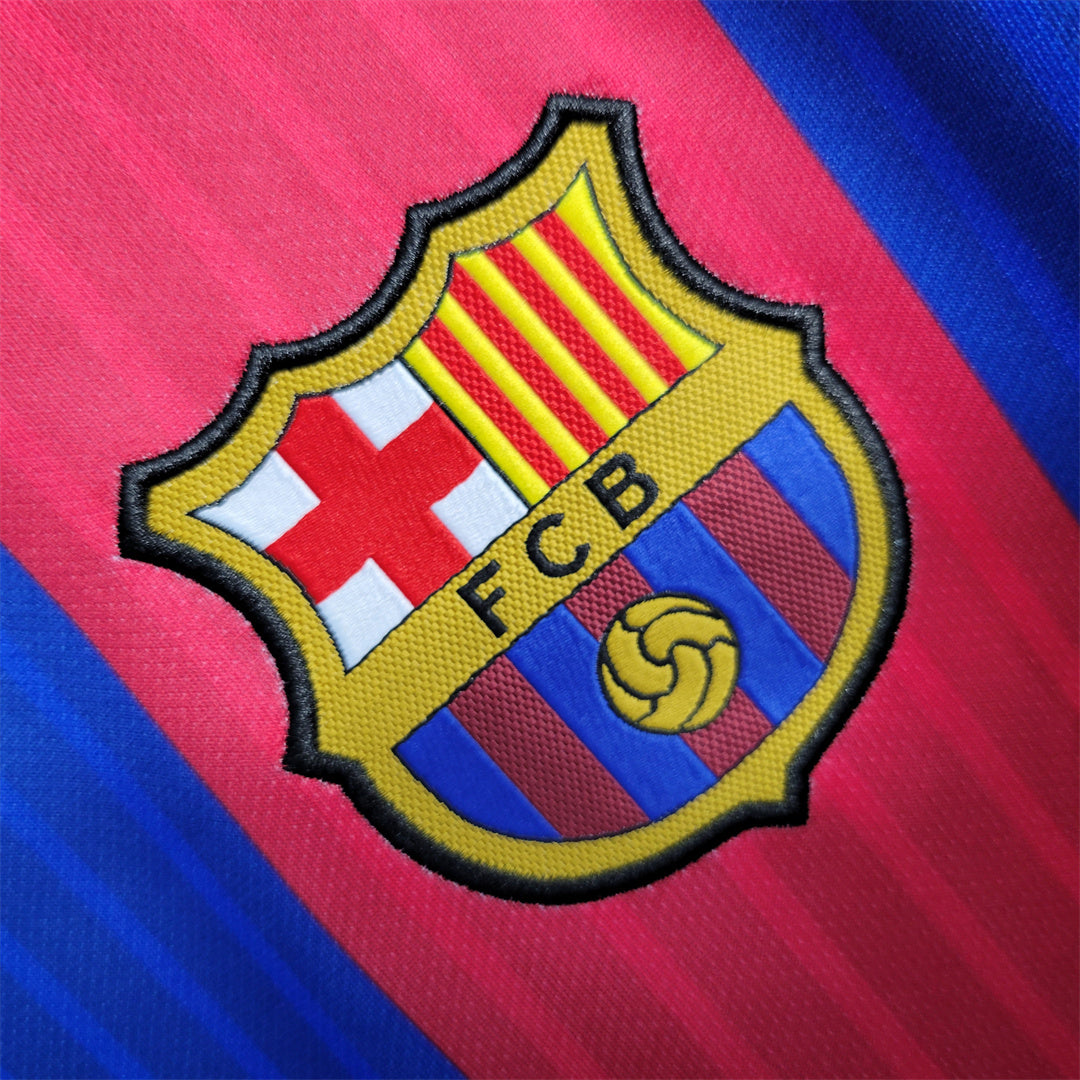 Barcelona 16-17 Home Retro Shirt badge