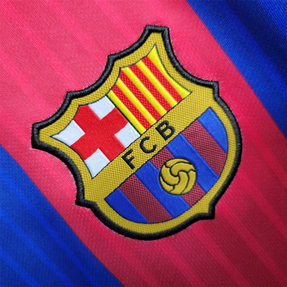 Barcelona 16-17 Home Retro Shirt badge