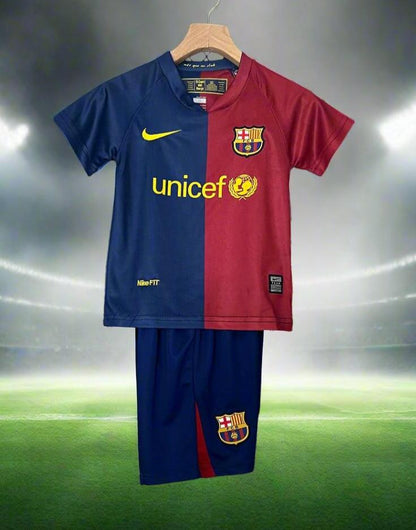 Barcelona Kids 08-09 Home Retro Kit