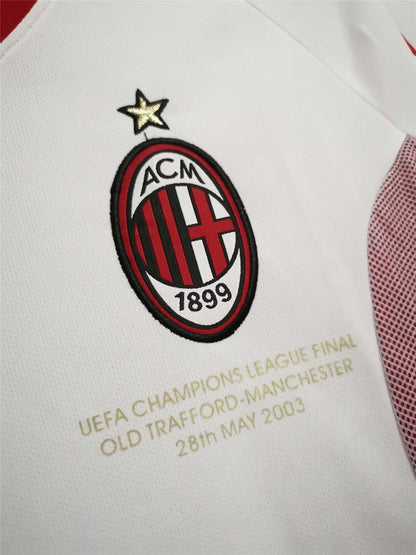 AC Milan 02-03 European Final Retro Shirt crest