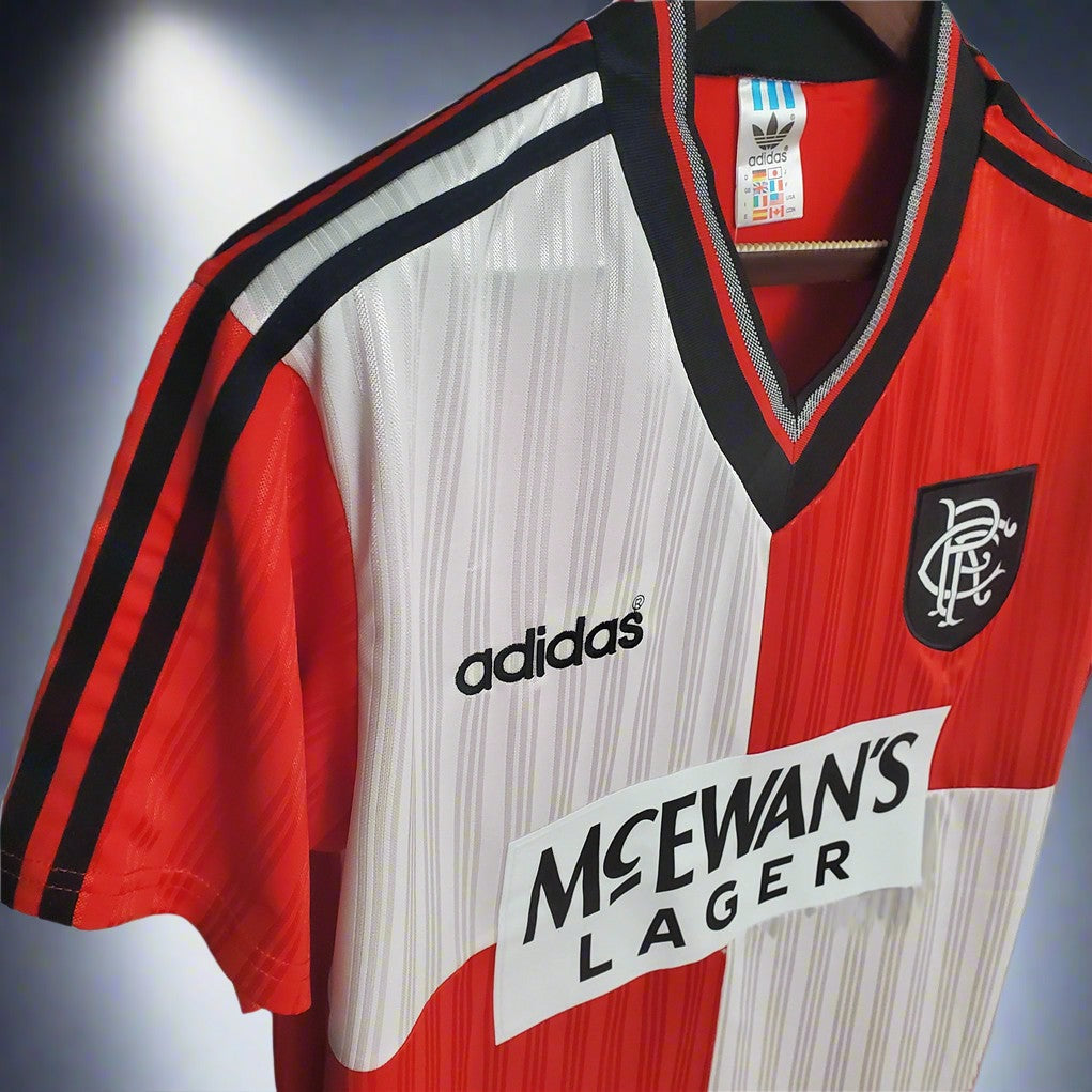 Rangers  95-96 Away Retro Shirt side