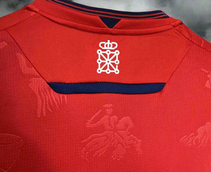 Osasuna 24-25 Home Shirt collar