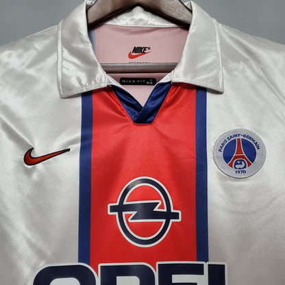 PSG 98-99 Away Retro Shirt neck