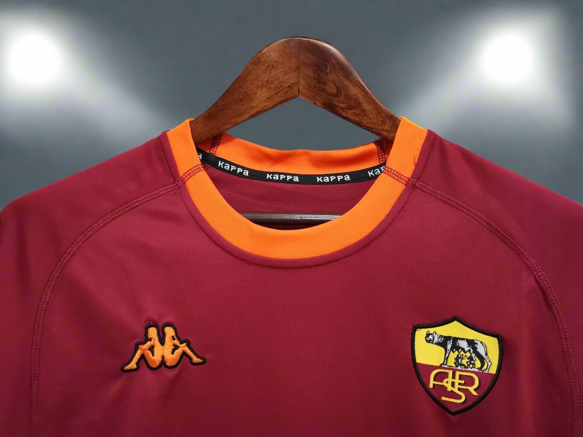 Roma 00-01 Home Retro Shirt collar