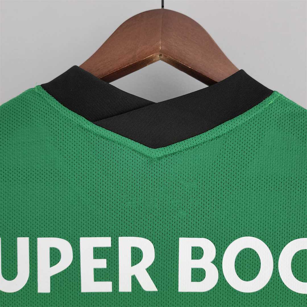 Sporting CP 22-23 Home Shirt collar