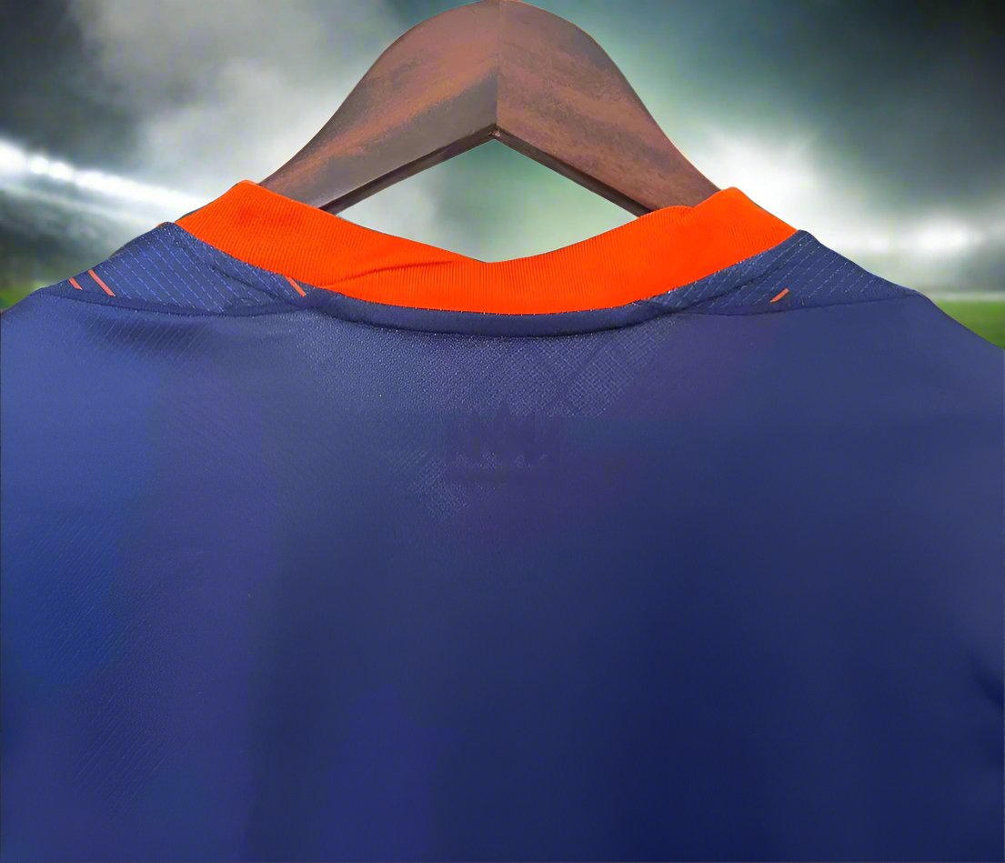 Netherlands 24-25 Away Shirt collar