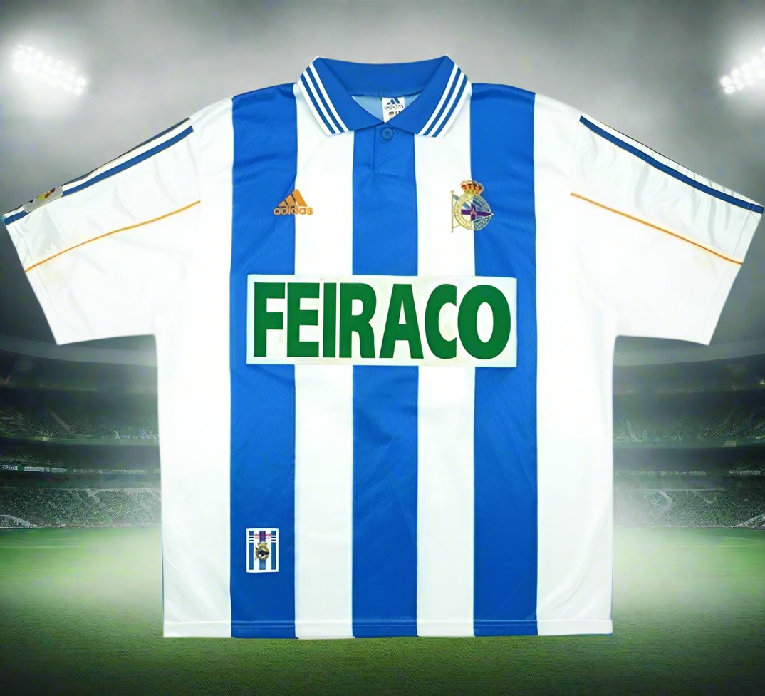 Deportivo De La Coruna 98-00 Home Retro Shirt