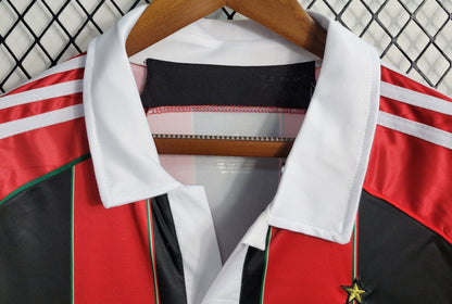 AC Milan 12-13 Home Retro Shirt collar