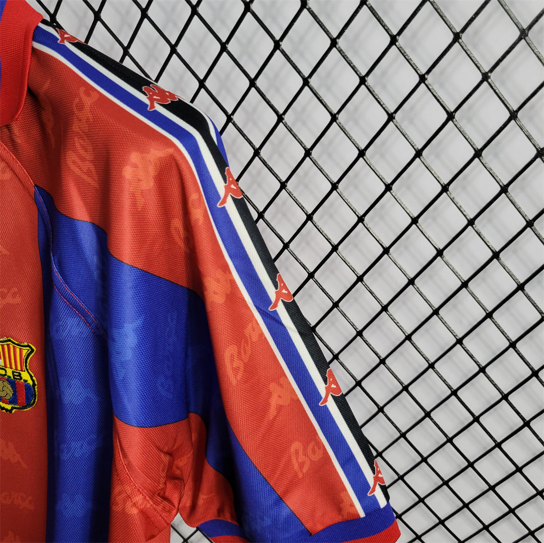 Barcelona 95-97 Home Retro Shirt sleeve