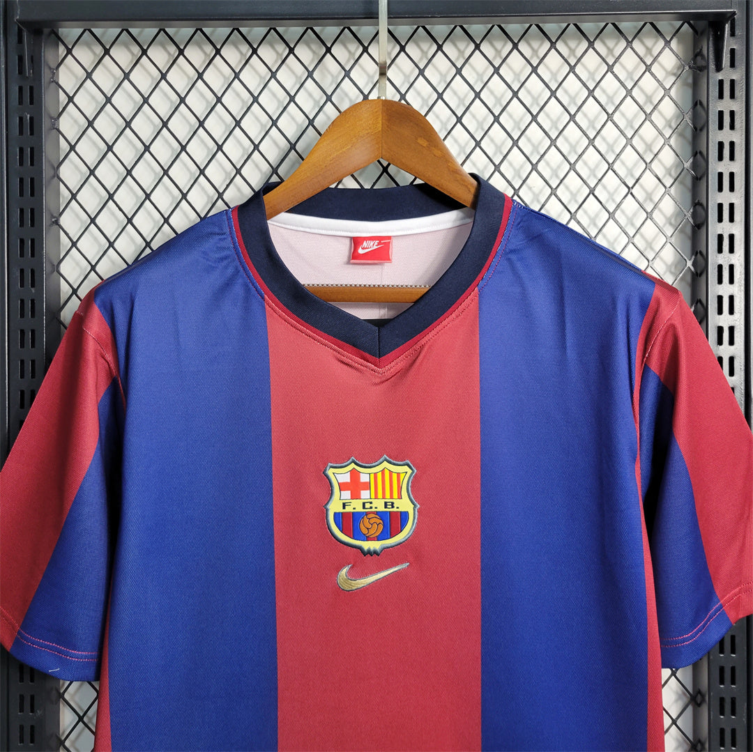 Barcelona 98-99 Home Retro Shirt front