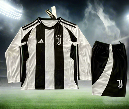 Juventus Kids 24-25 Home Long Sleeve Kit