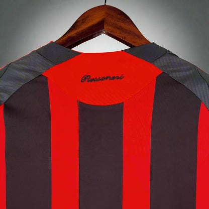 AC Milan 08-09 Home Retro Shirt collar