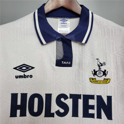 Tottenham Hotspur 91-93 Home Retro Shirt collar