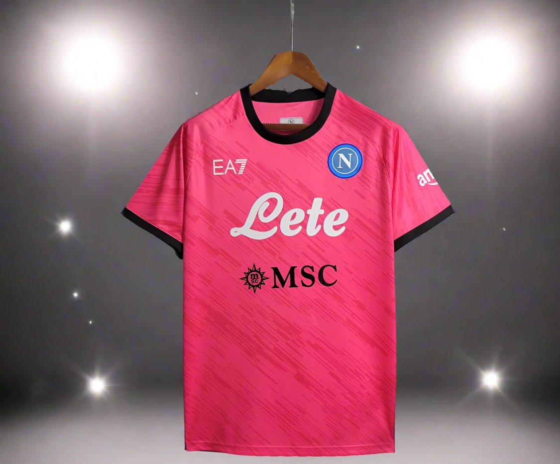 SSC Napoli 22-23 Goalkeeper Pink Shirt front