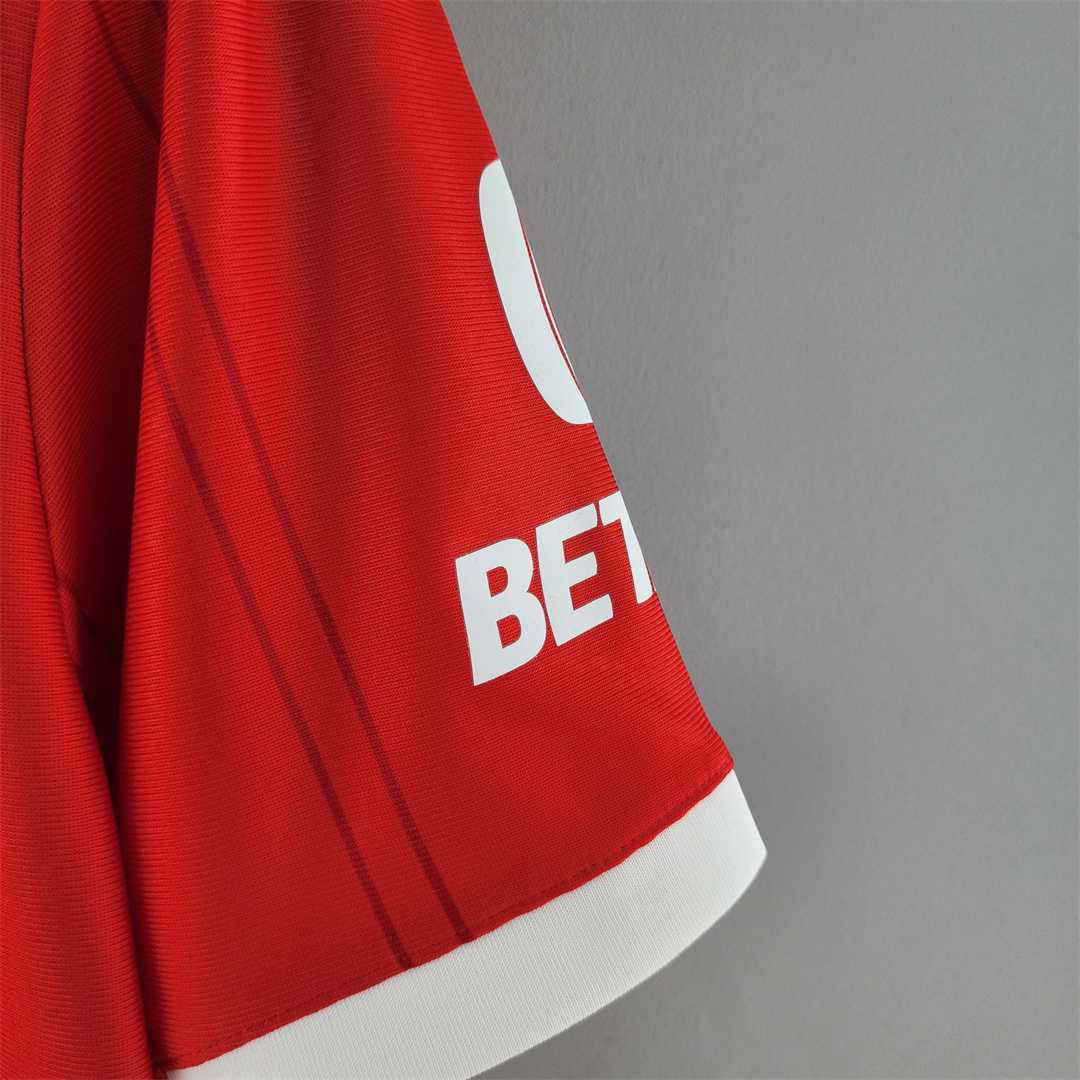 Benfica 22-23 Home Shirt sleeve