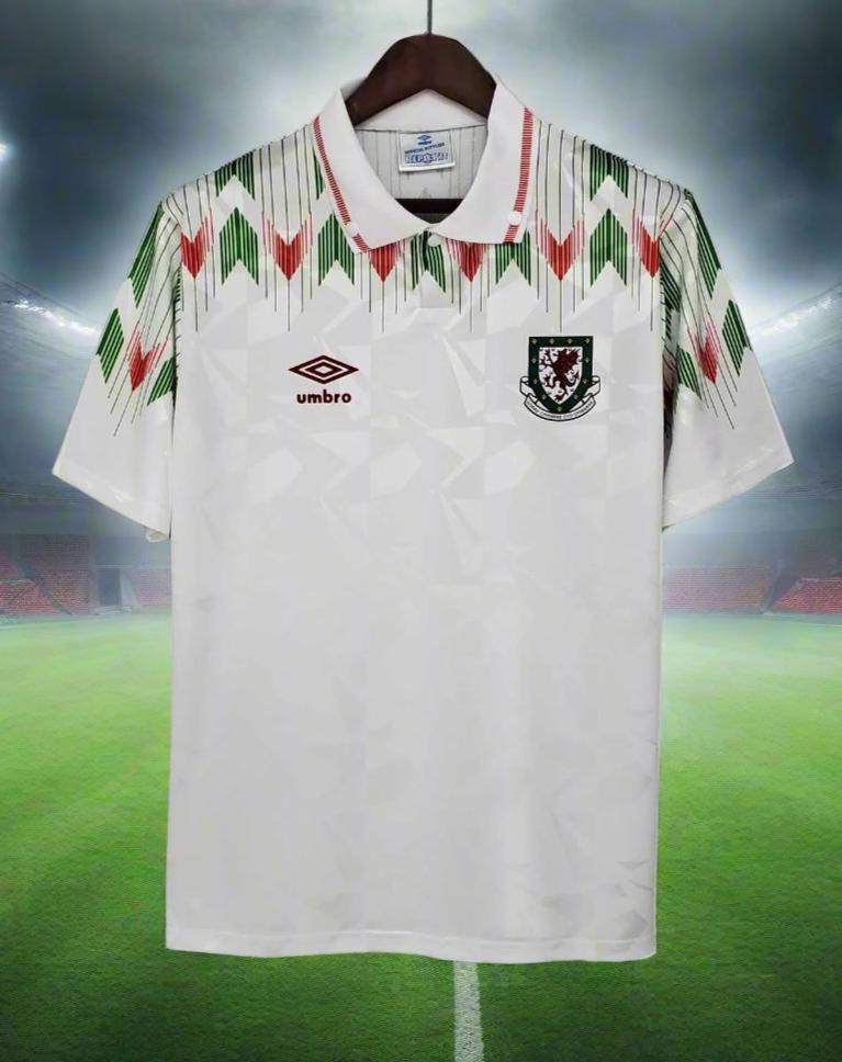 Wales 90-92 Away Retro Shirt