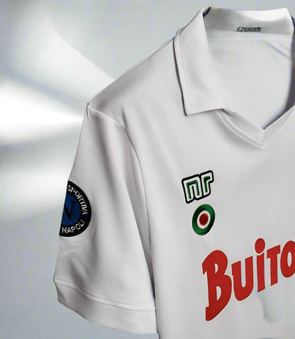 SSC Napoli 87-88 Retro Away Shirt sleeve