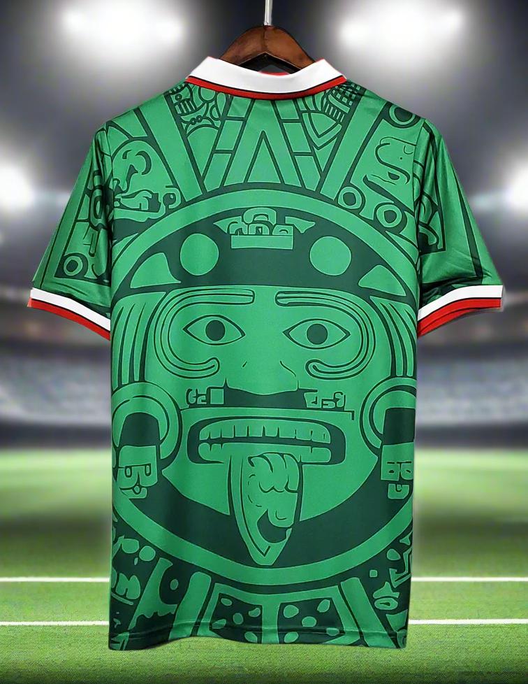 Mexico 98-99 Home Retro Shirt rear