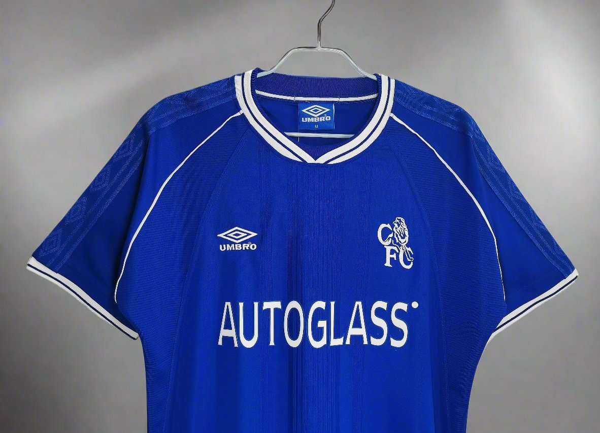 Chelsea 99-01 Home Retro Shirt sponsor