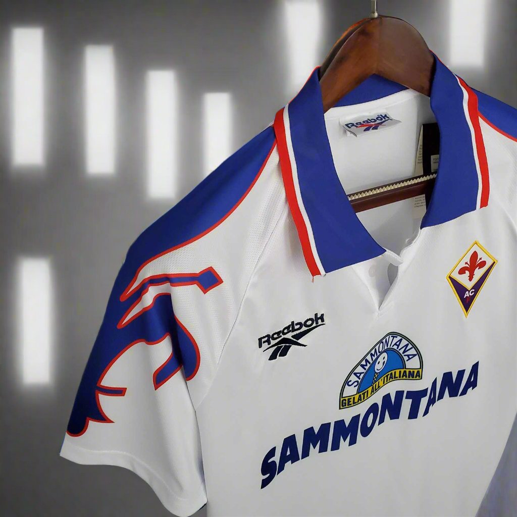 Fiorentina 95-96 Away Retro Shirt sleeve