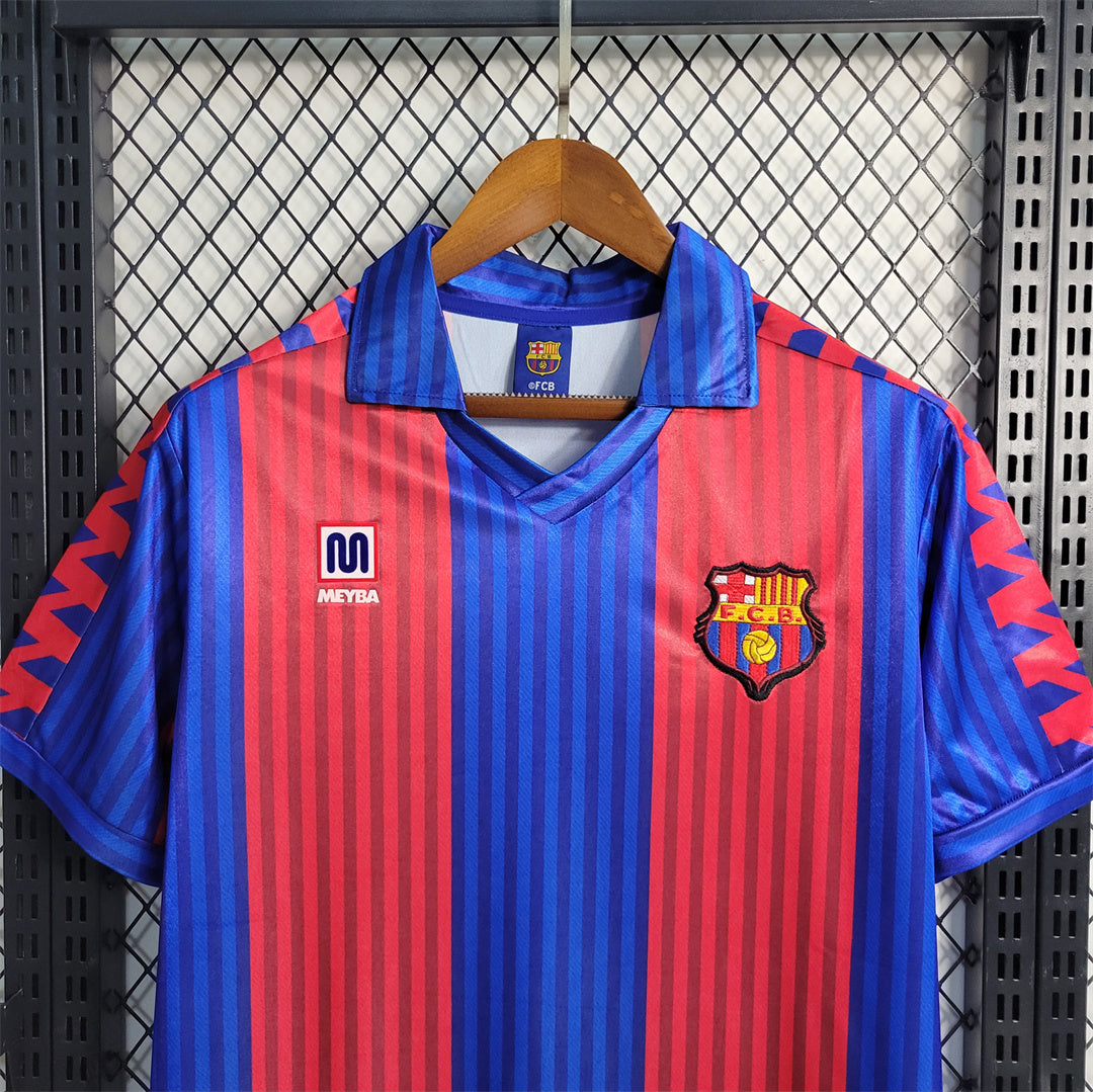 Barcelona 89-92  Home Retro Shirt front