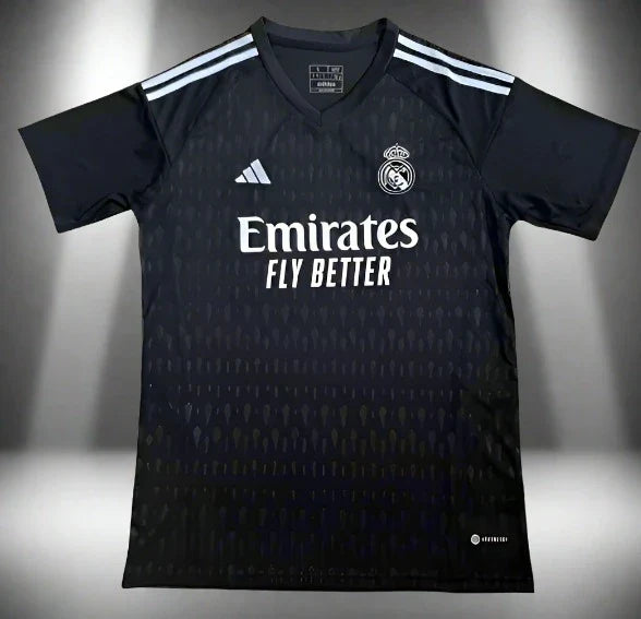 Real Madrid 23-24 Goalkeeper Shirt Black