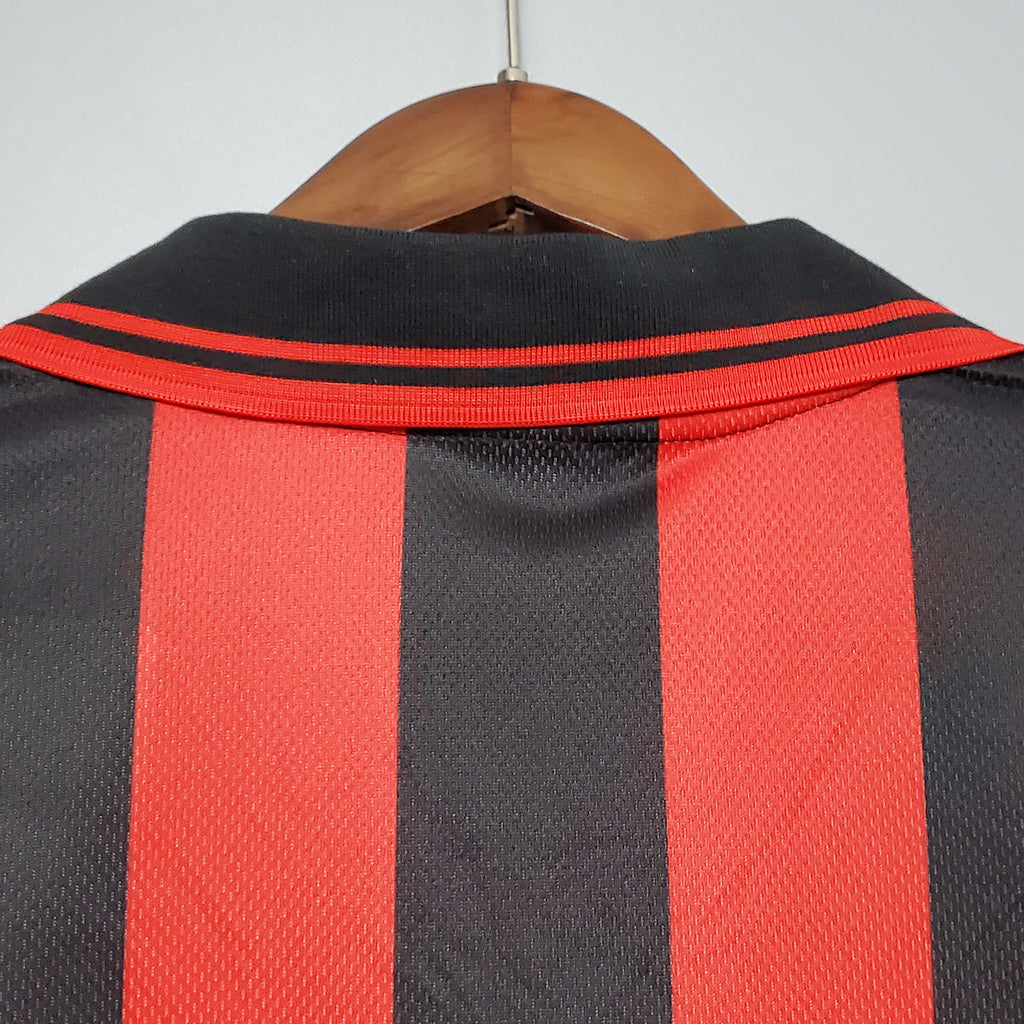 AC Milan 96-97 Home Retro Shirt collar