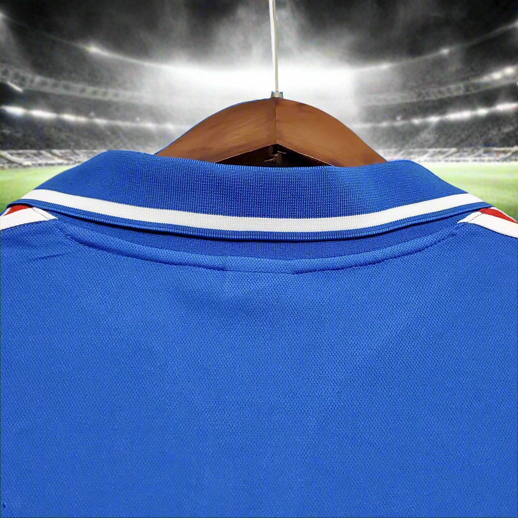 France 00-02 Home Retro Shirt collar