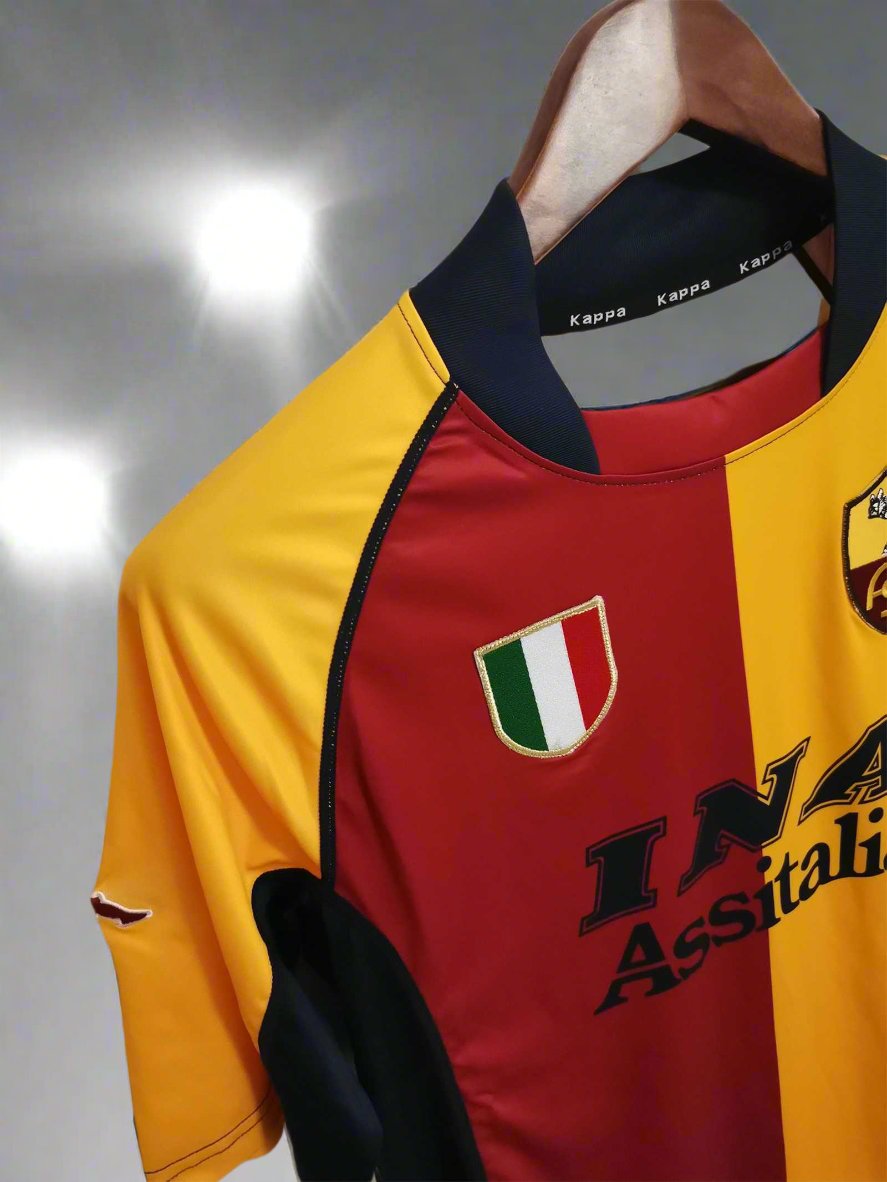 Roma 01-02 3rd Retro Shirt sponsor