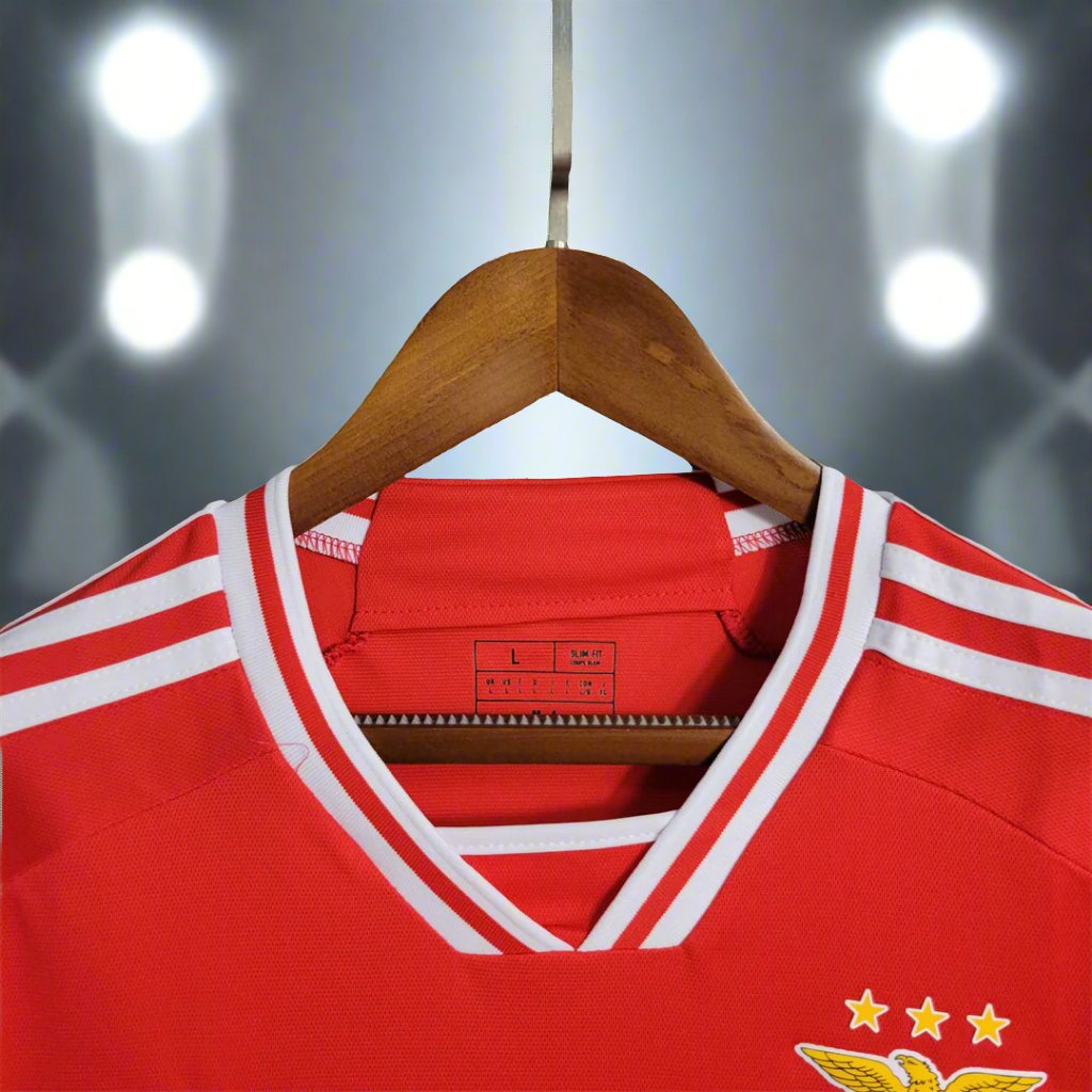 Benfica 23-24 Home Shirt collar