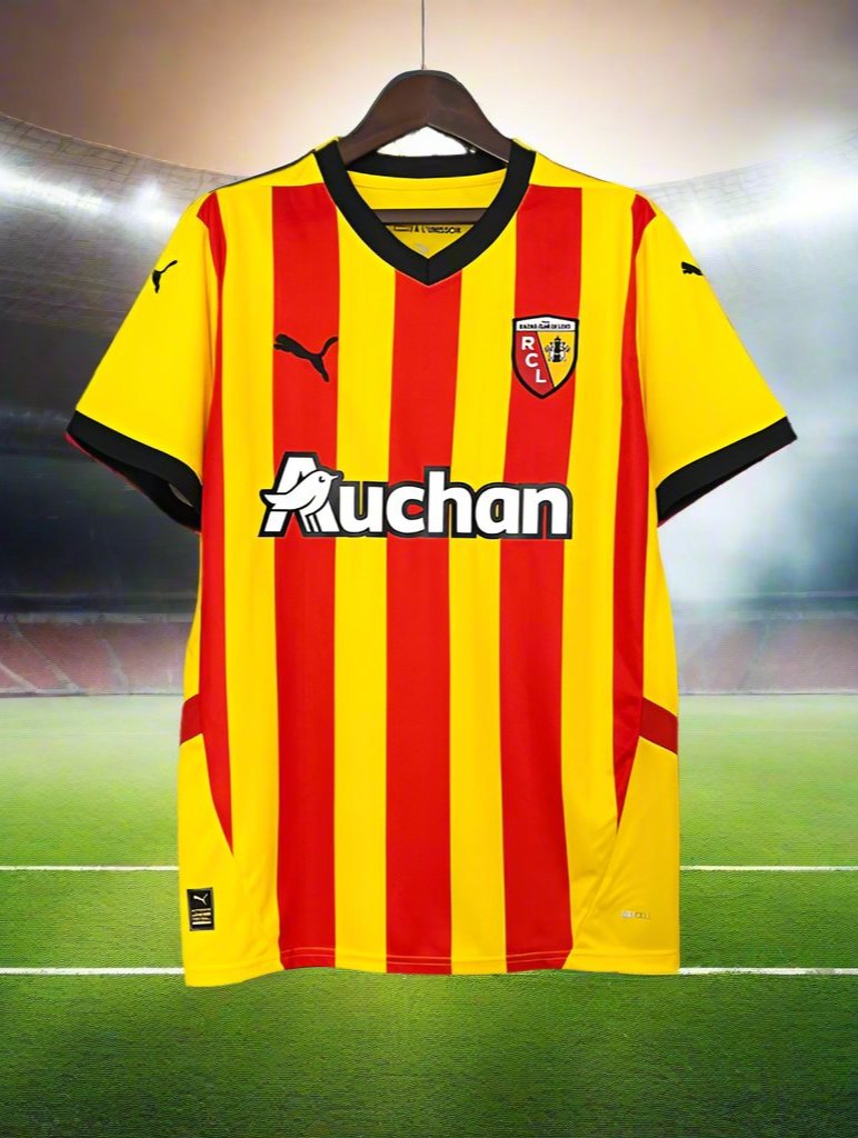 RC Lens 24-25 Home Shirt front