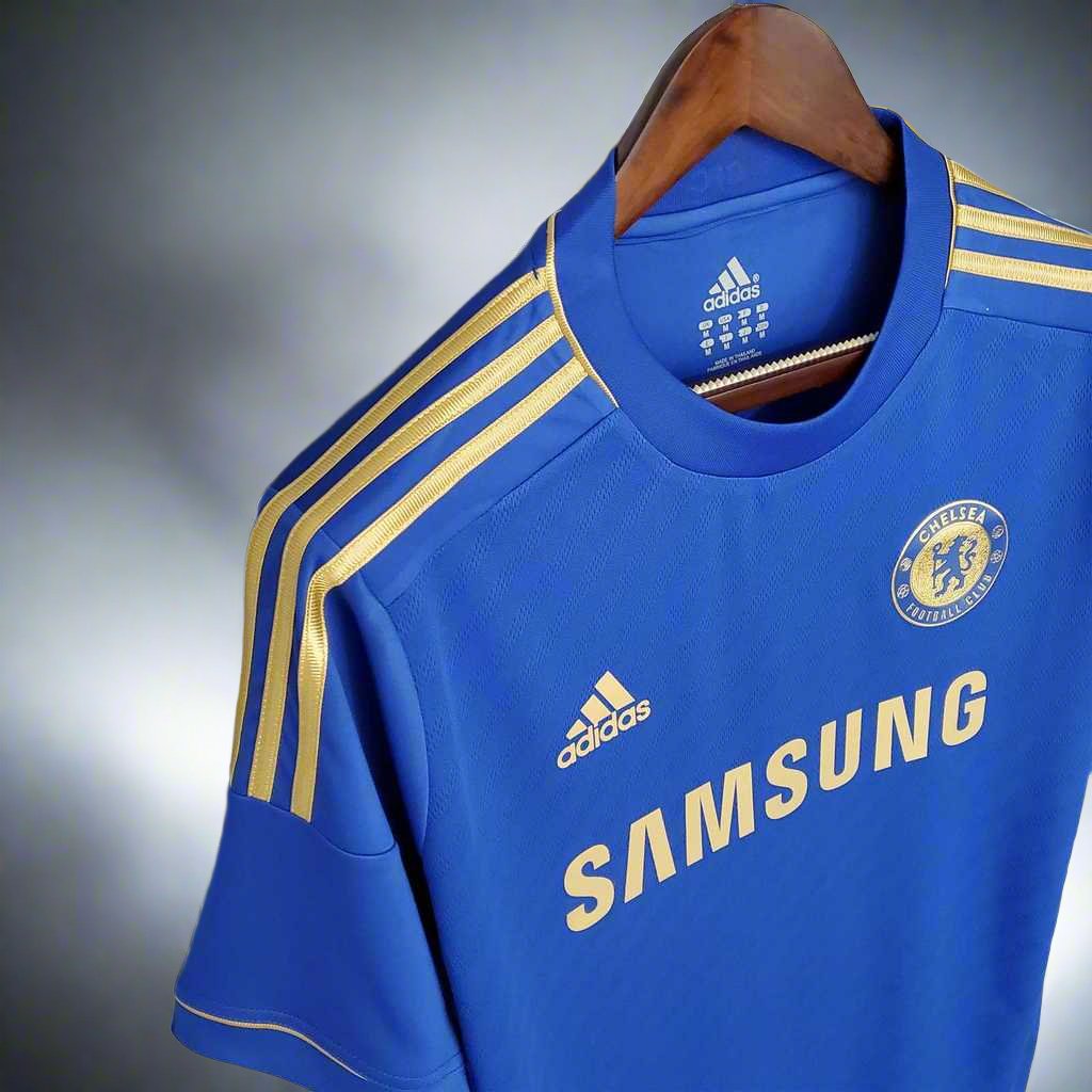 Chelsea 12-13 Home Retro Shirt side