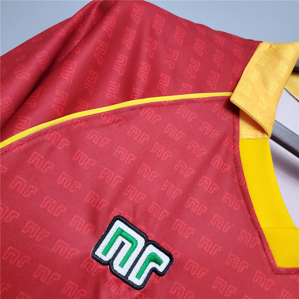 Roma 90-91 Home Retro Shirt brand