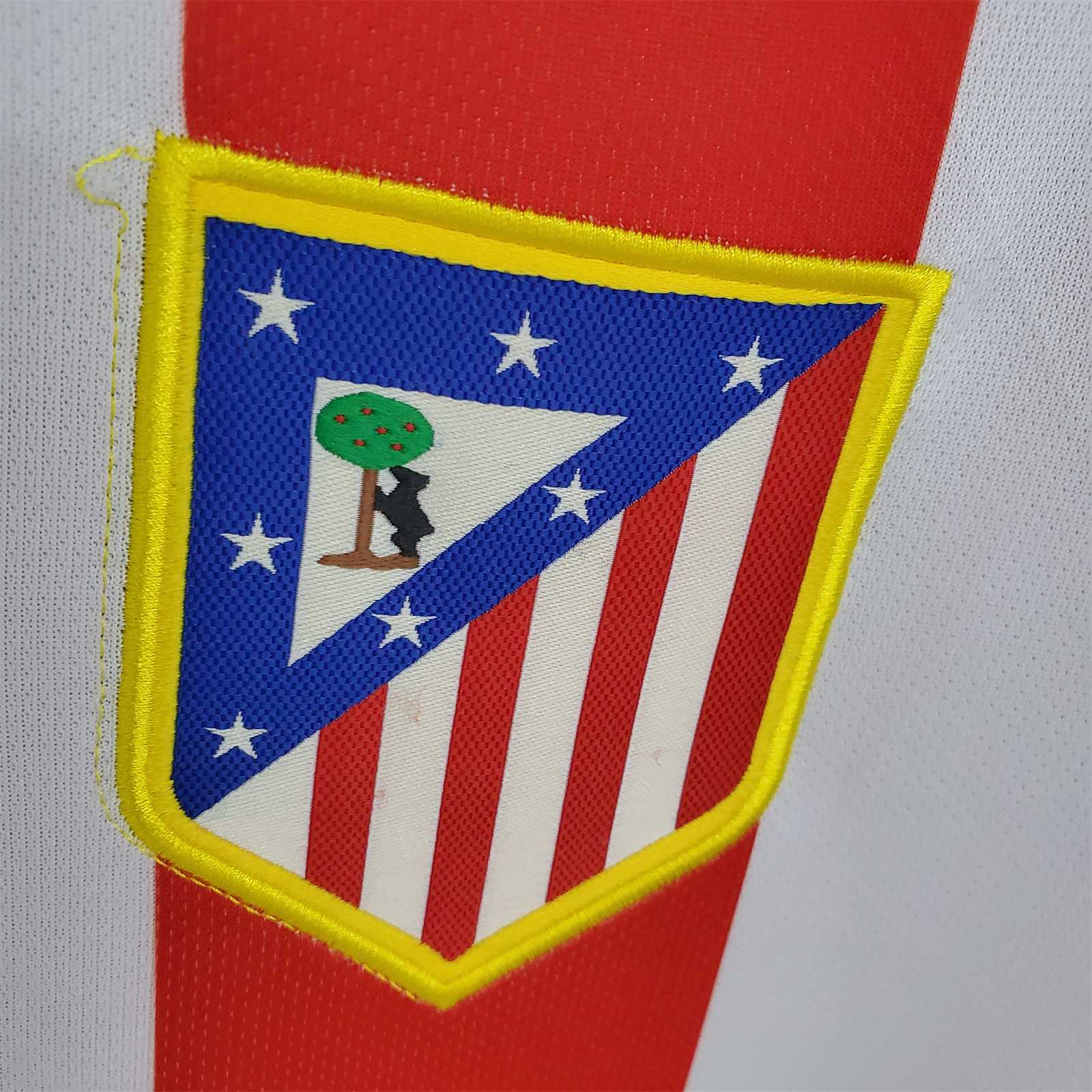 Atletico Madrid 13-14 Home Retro Shirt badge