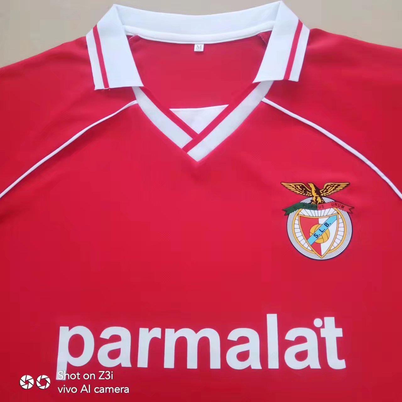 Benfica 94-95 Home Retro Shirt sponsor