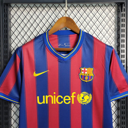 Barcelona 09-10 Home Retro Shirt front