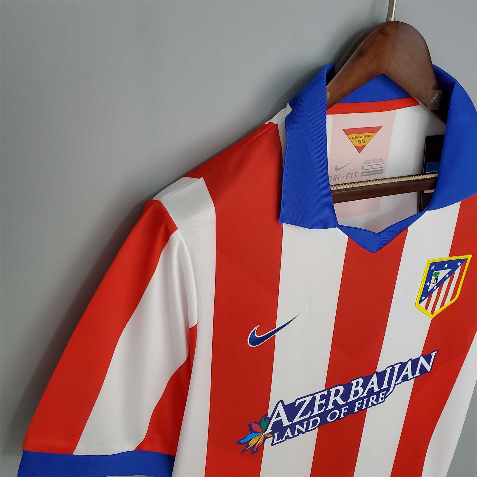 Atletico Madrid 14-15 Home Retro Shirt side