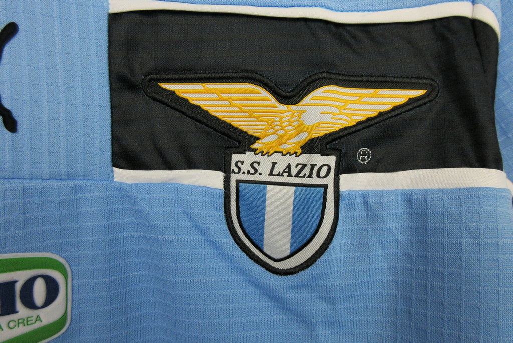 Lazio 98-00 Home Retro Shirt crest