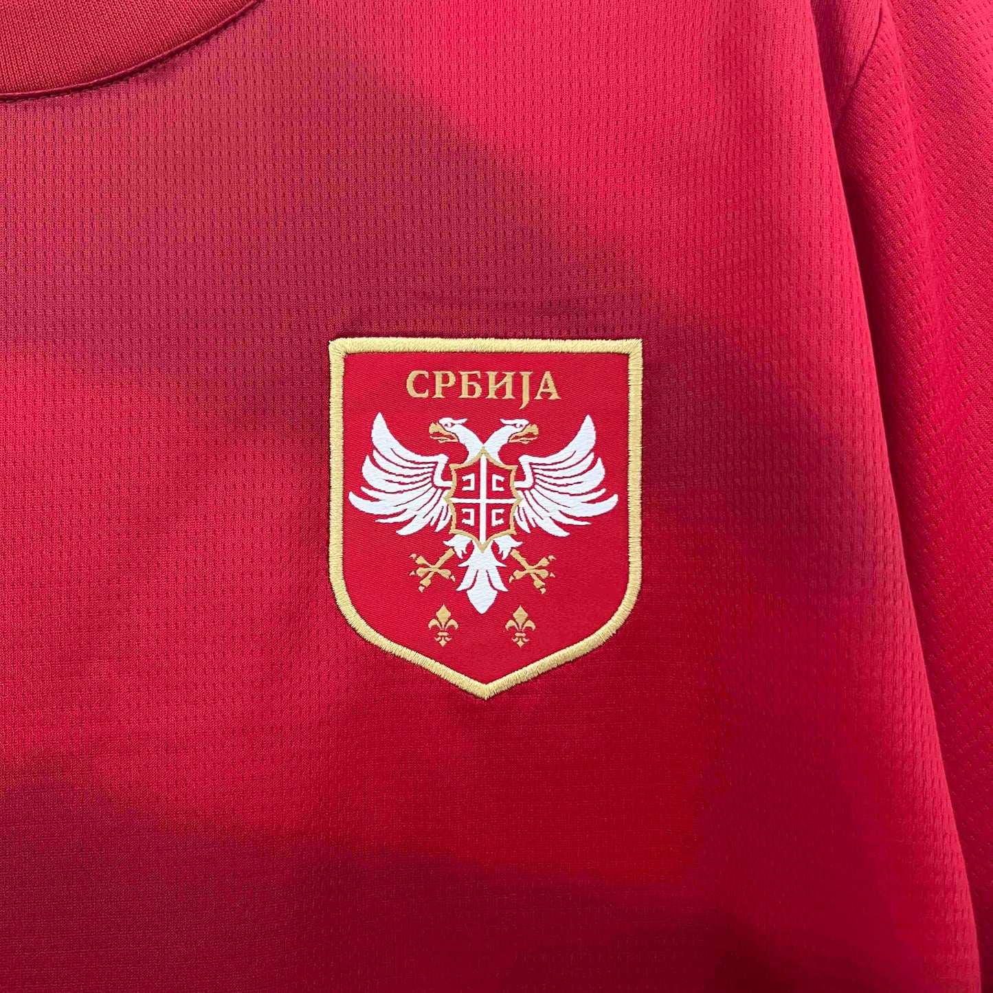 Serbia 24-25 Home Shirt crest