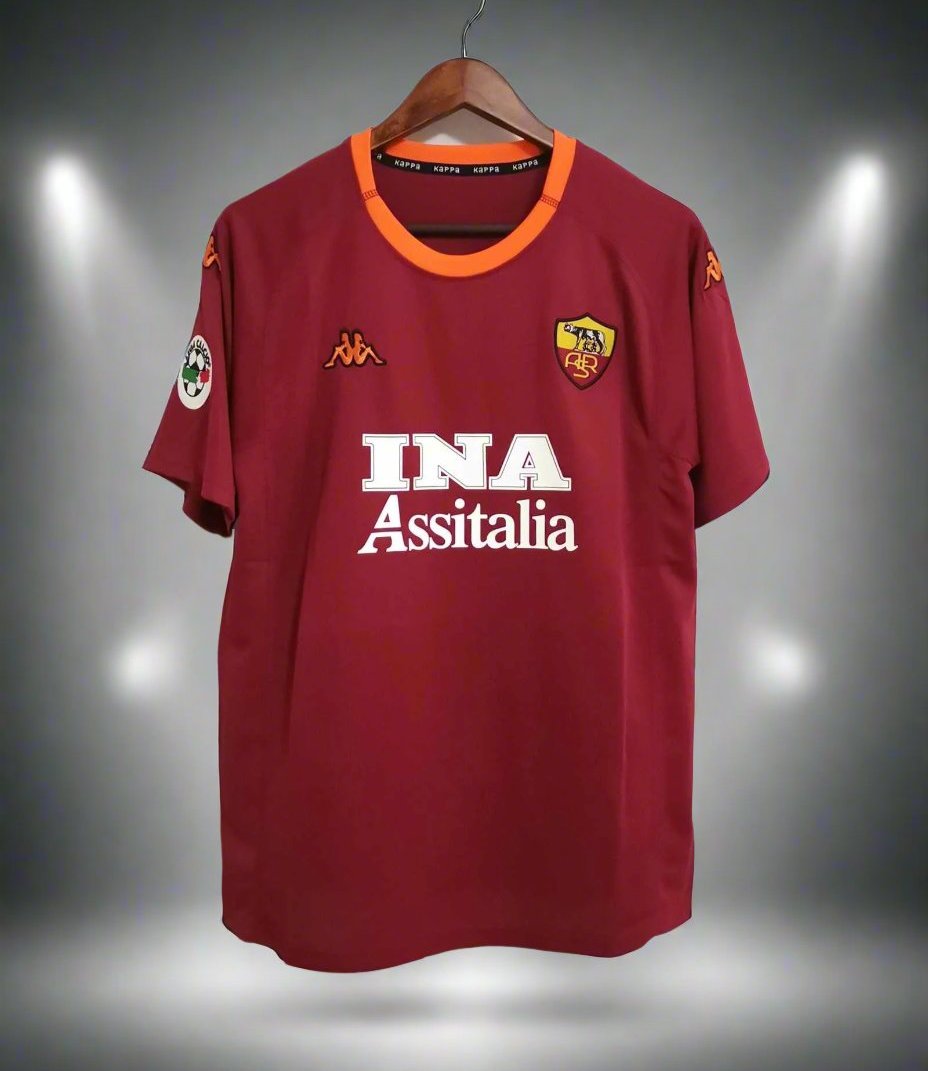 Roma 00-01 Home Retro Shirt