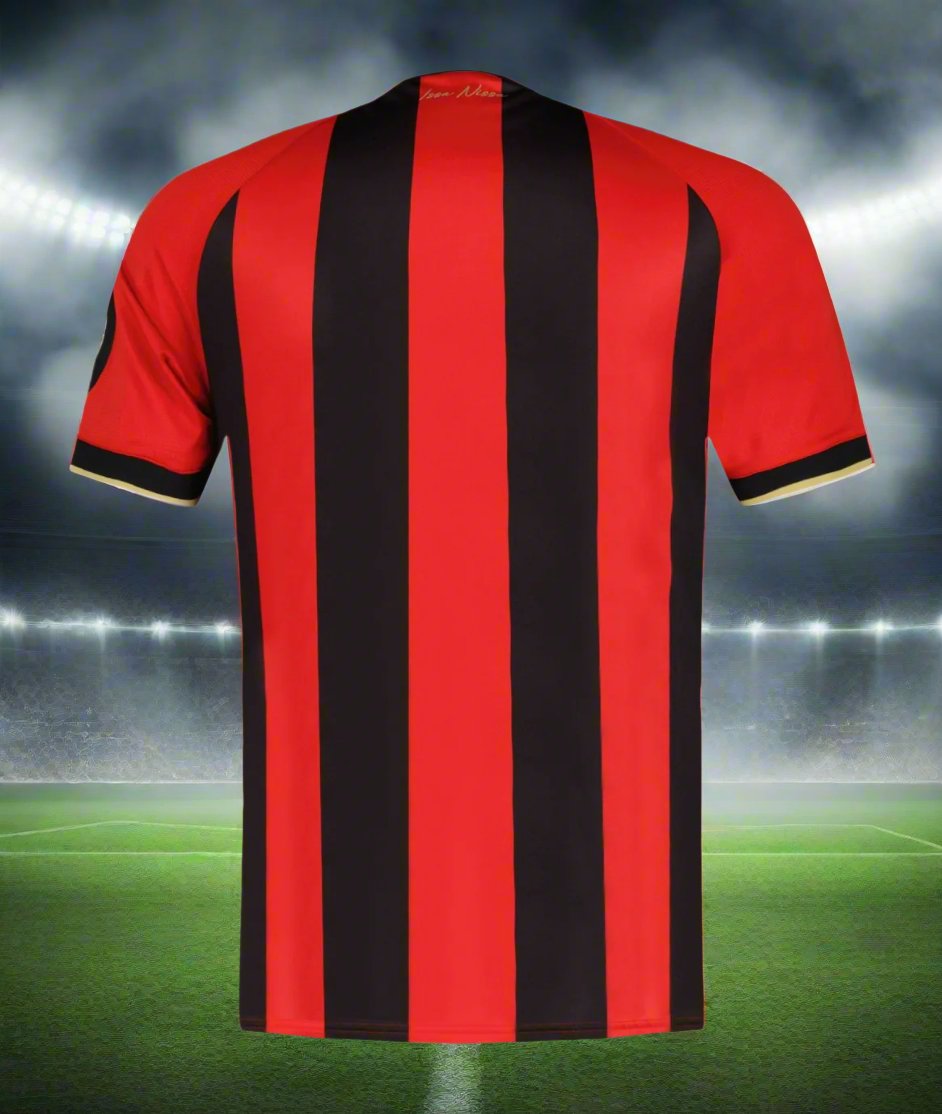 RC Lens 24-25 OGC Nice Home Shirt rear