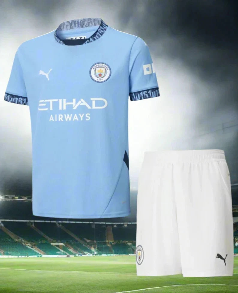 Manchester City Kids 24-25 Home Kit