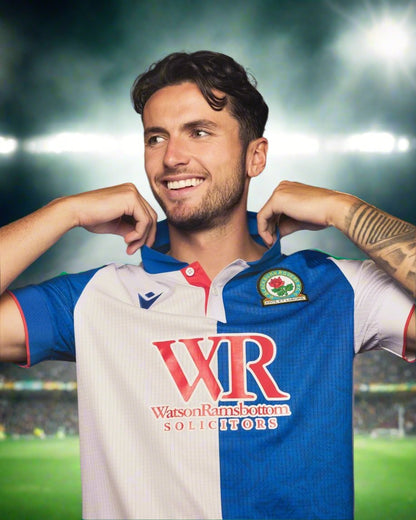 Blackburn Rovers 24-25 Home Shirt model