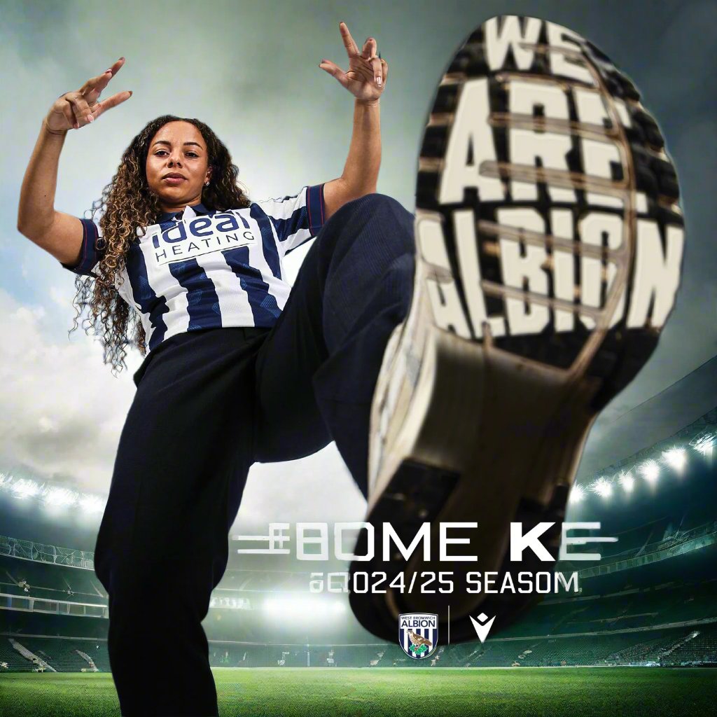 West Brom 24-25 Home Shirt model